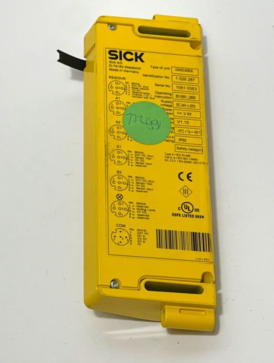 SICK UE403-A0930 Safety Switchgear | 1026287 | 8010851-Q899 | Industrial Safety Module | In Stock