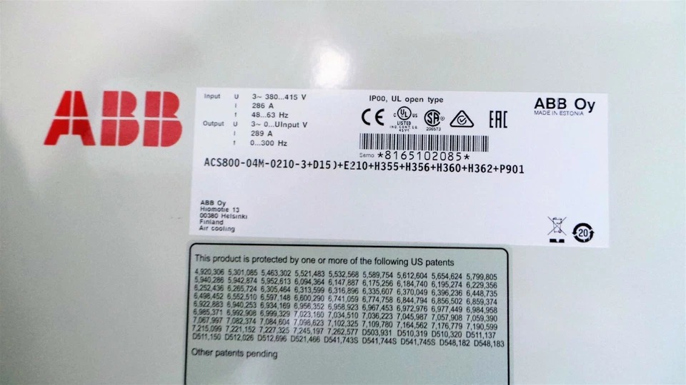 ABB-ACS800-04M-0210+3+D150+E210+P901