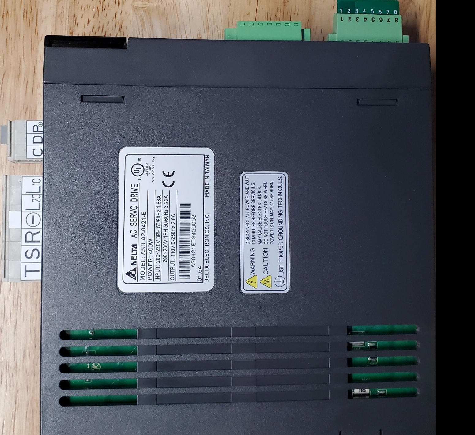 Delta Servo System A2 400w drive 100w motor w/cables