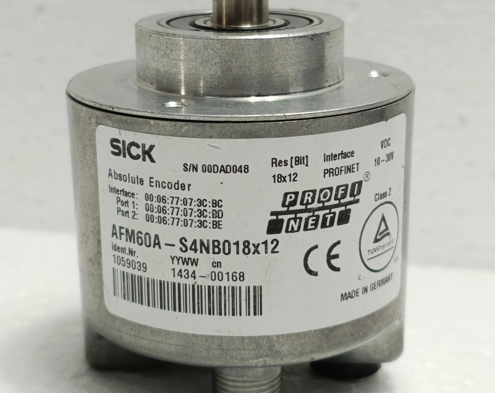 SICK AFM60A-S42B018x12 Encoder | 1059039 PROFINET | Used In Stock