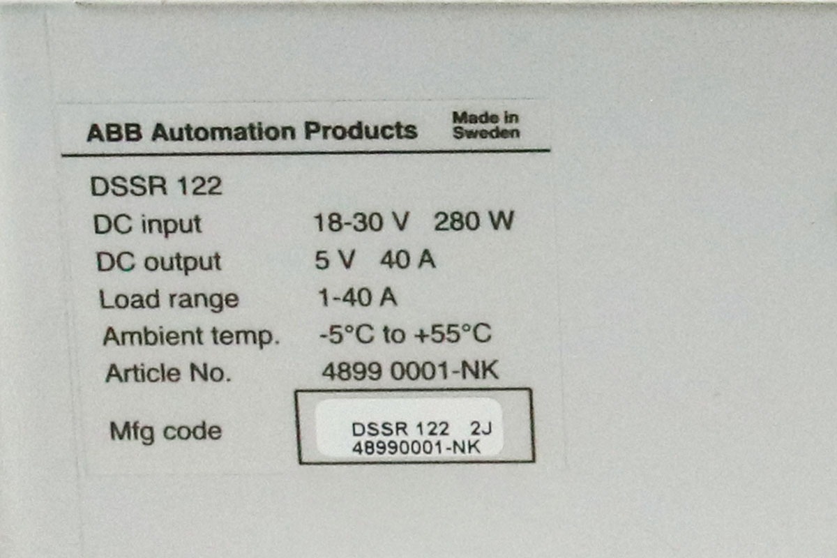 ABB DSSR122