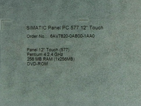 Siemens 6AV7820-0AB00-1AA0