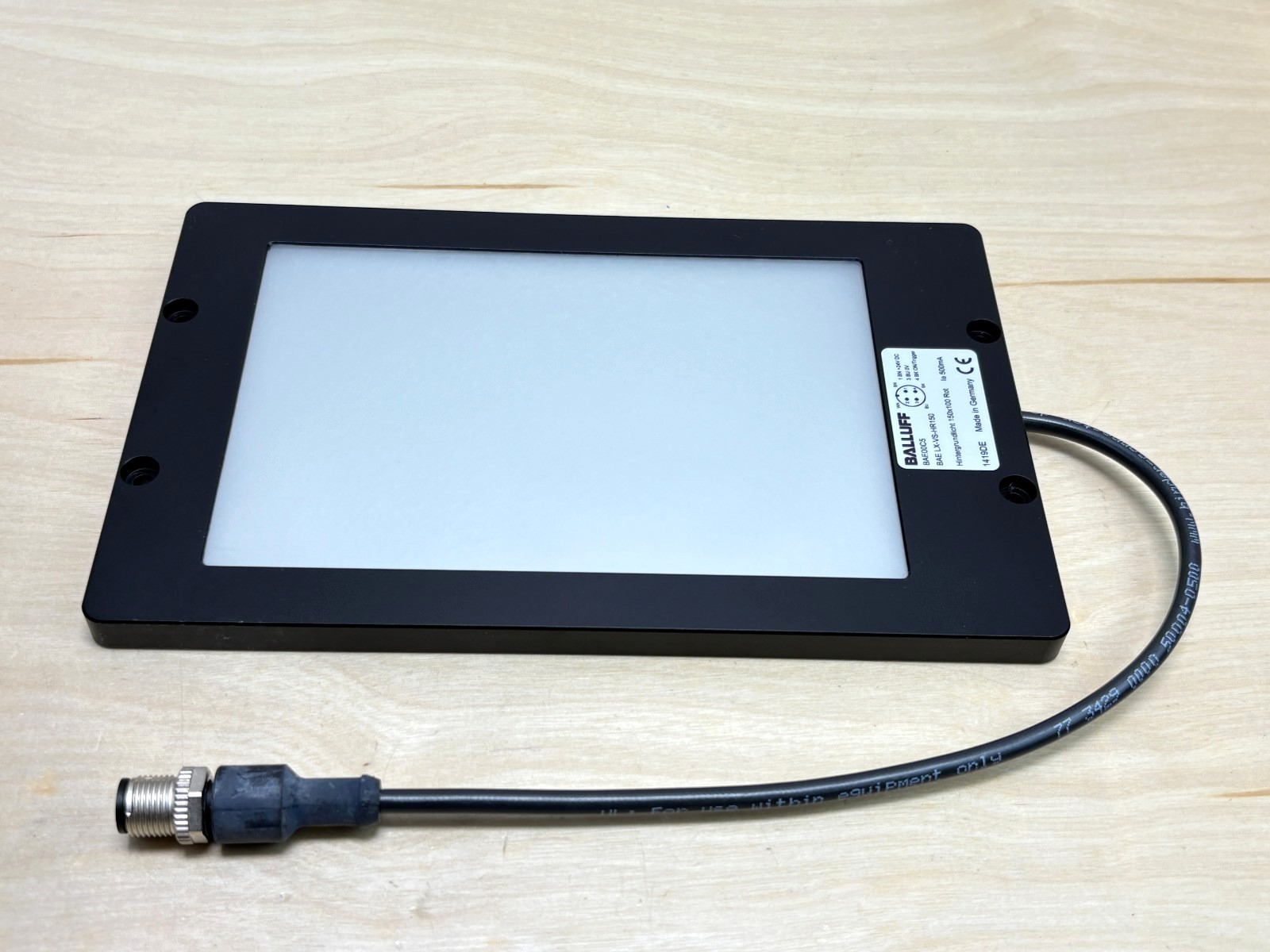 Balluff BAE LX-VS-HR150 Vision Backlight, Red, BAE00C5