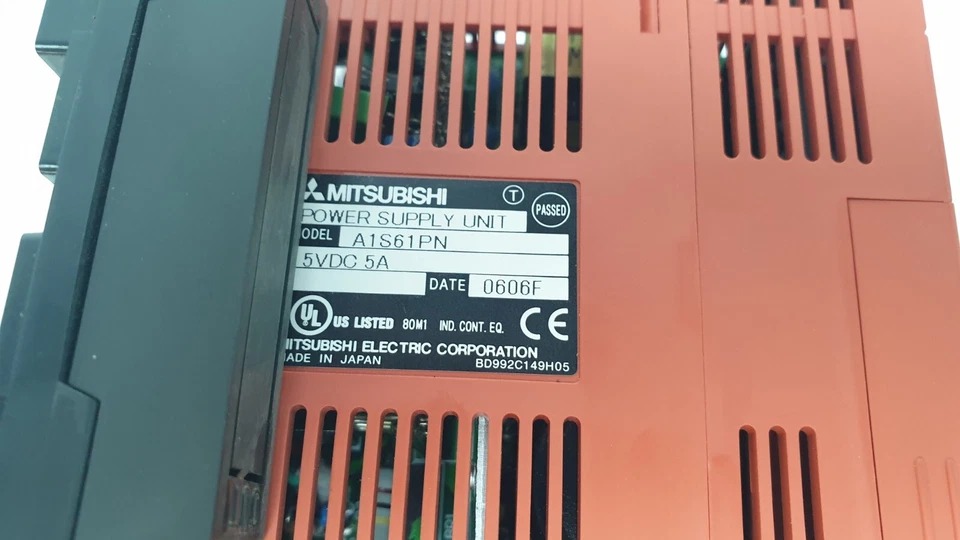 Mitsubishi MELSEC A Series PLC System with A1S61PN Power Supply Unit