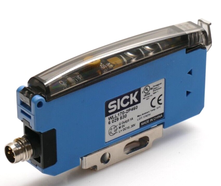 SICK WLL170-2P460 Fiber Optic Sensor | 6029530 Lichtleiter Sensor | In Stock & Tested