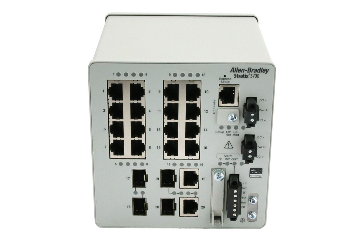 Allen-Bradley 1783-BMS20CL Stratix 5700 Managed Ethernet Switch, 20-Port Industrial Switch