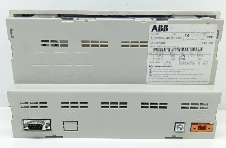 ABB HMI UNIT REF542 PLUS 1VCR007346