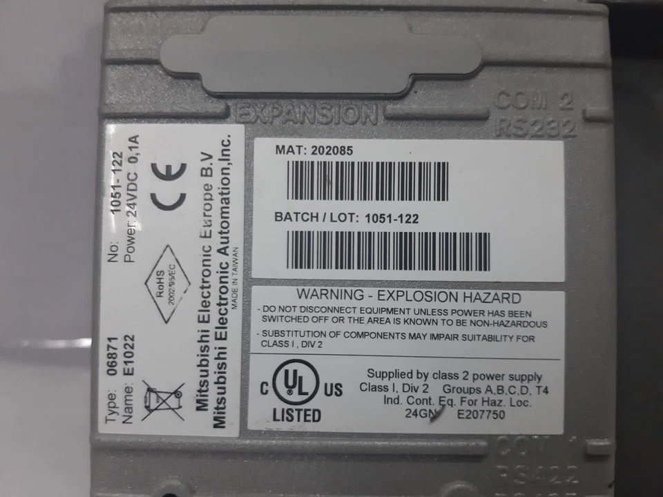 MITSUBISHI BEIJER E1022 Hmi Operator Panel 06871