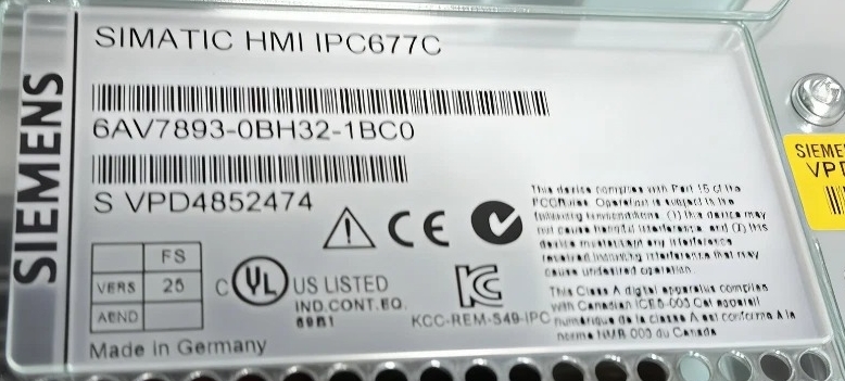 Siemens 6AV7893-0BH32-1BC0 SIMATIC HMI Accessory Module