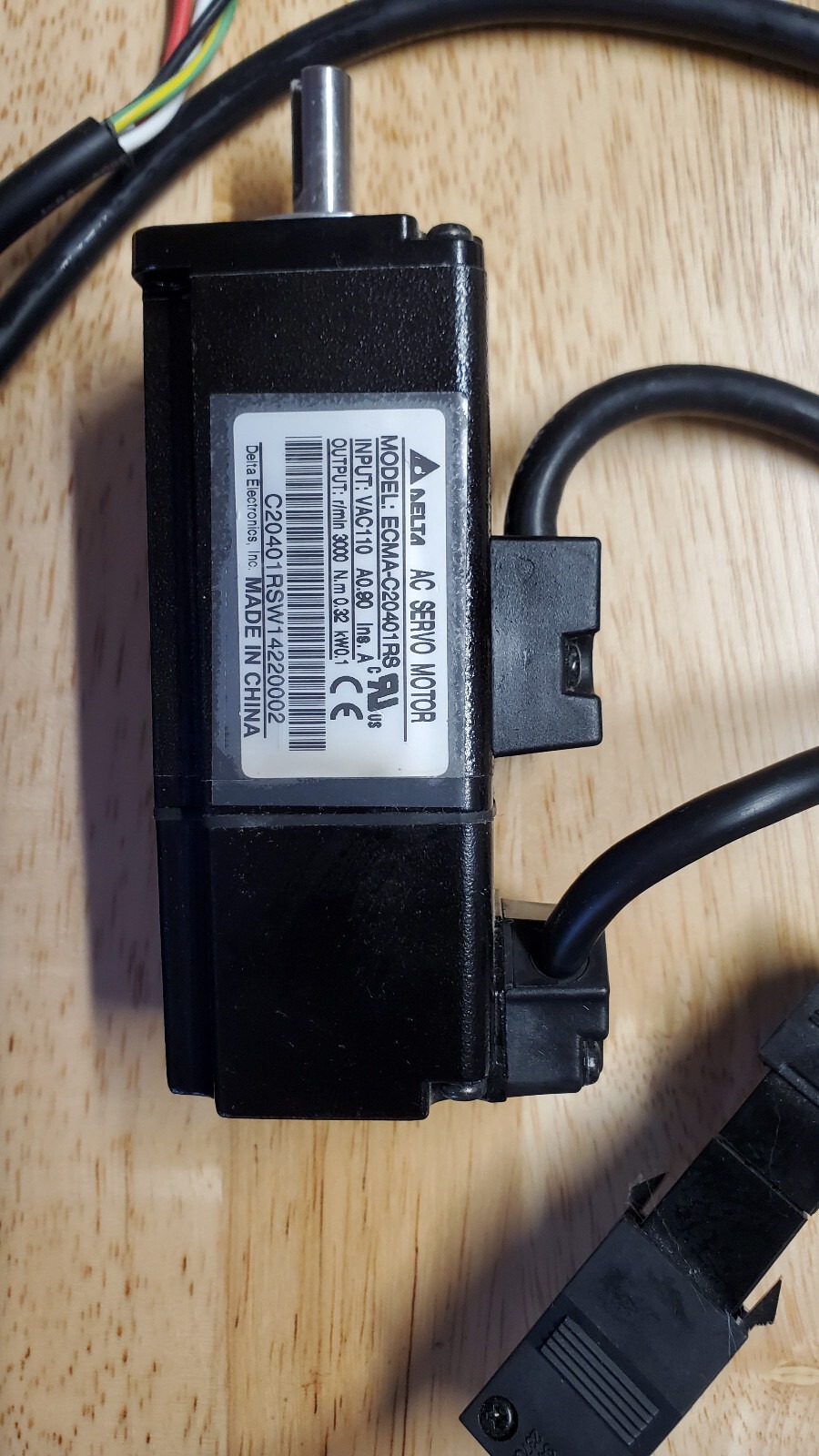 Delta Servo System A2 400w drive 100w motor w/cables