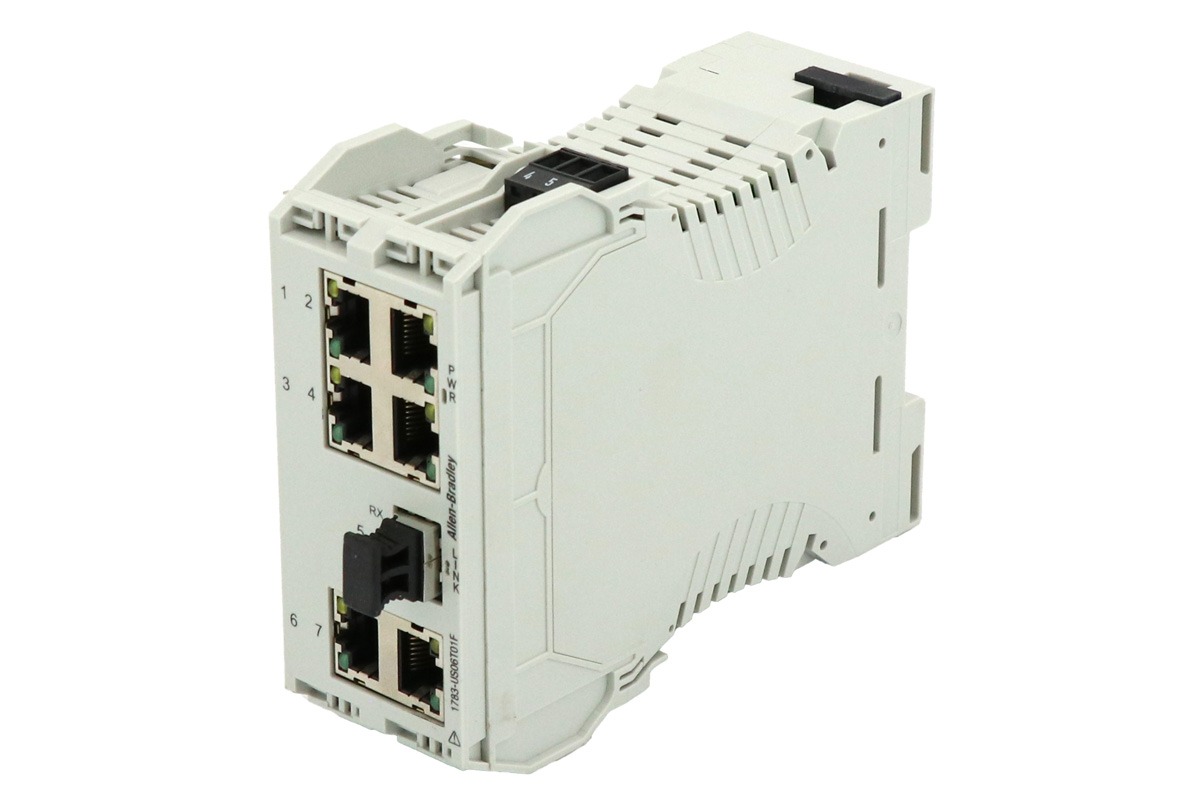 Allen-Bradley 1783-US06T01F Stratix 2000 Unmanaged Ethernet Switch, 6-Port, Industrial Network Switch