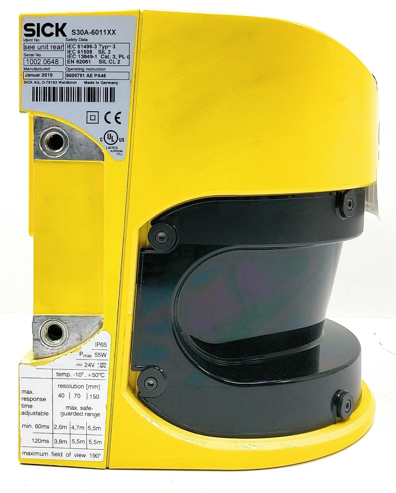 SICK S30A-6011XX S3000 Safety Laser Scanner | In Stock