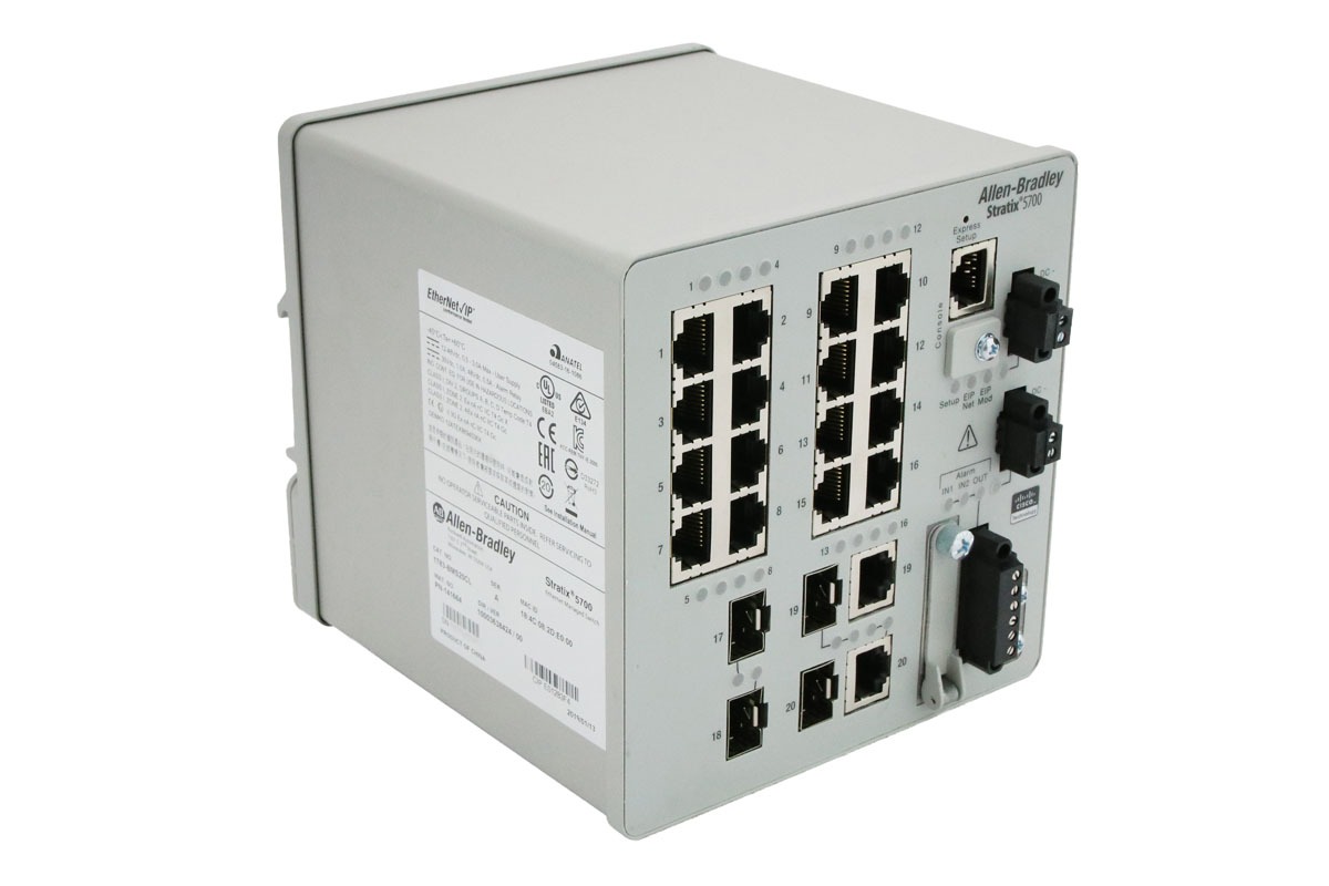 Allen-Bradley 1783-BMS20CL Stratix 5700 Managed Ethernet Switch, 20-Port Industrial Switch