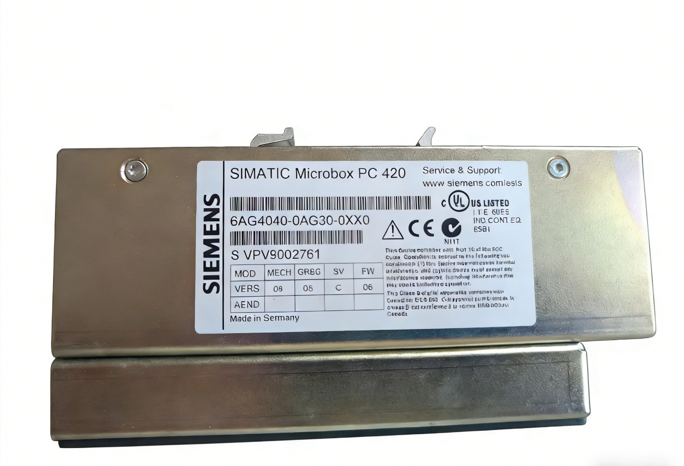 Siemens SIMATIC Industrial PC 6AG4040-0AG30-0XX0 