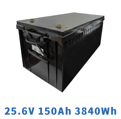 Home Energy Storage 3.84kWh 25.6V 150Ah Lithium Battery | Solar Battery System for Home Backup Power