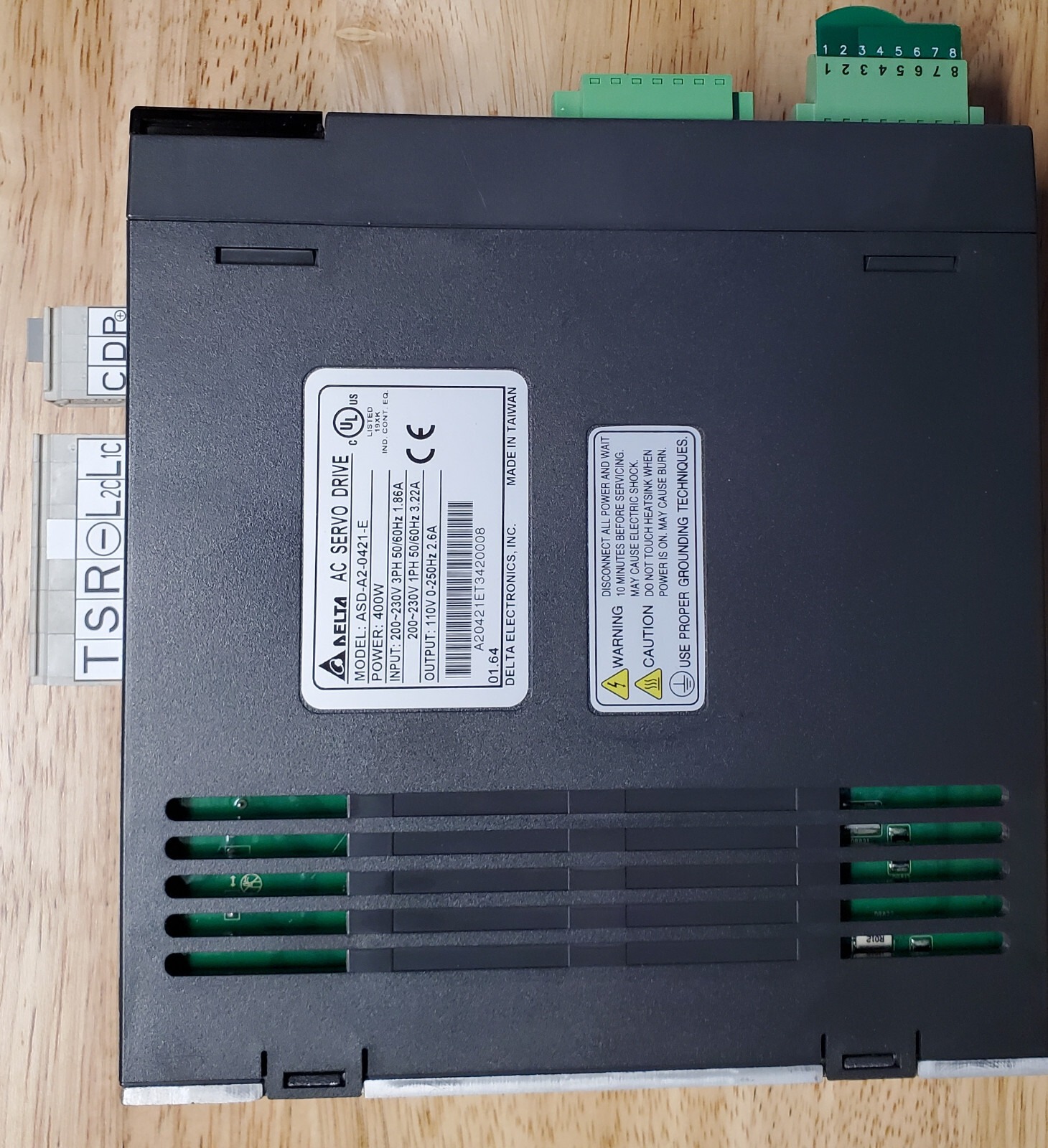 Delta Servo System A2 400w drive 100w motor w/cables