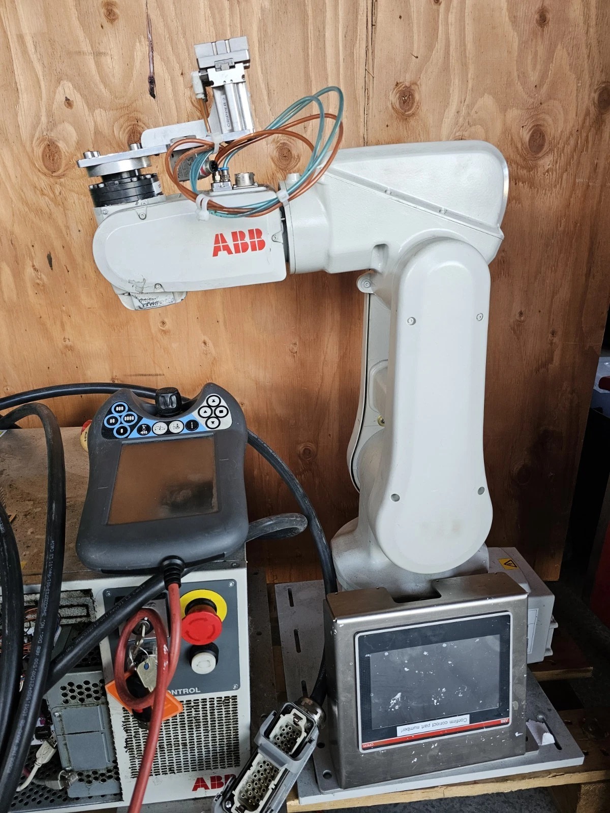 ABB IRB Robot Arm 120 3/0.6 + IRC5 Compact + Controller + LCD Screen + ML350G