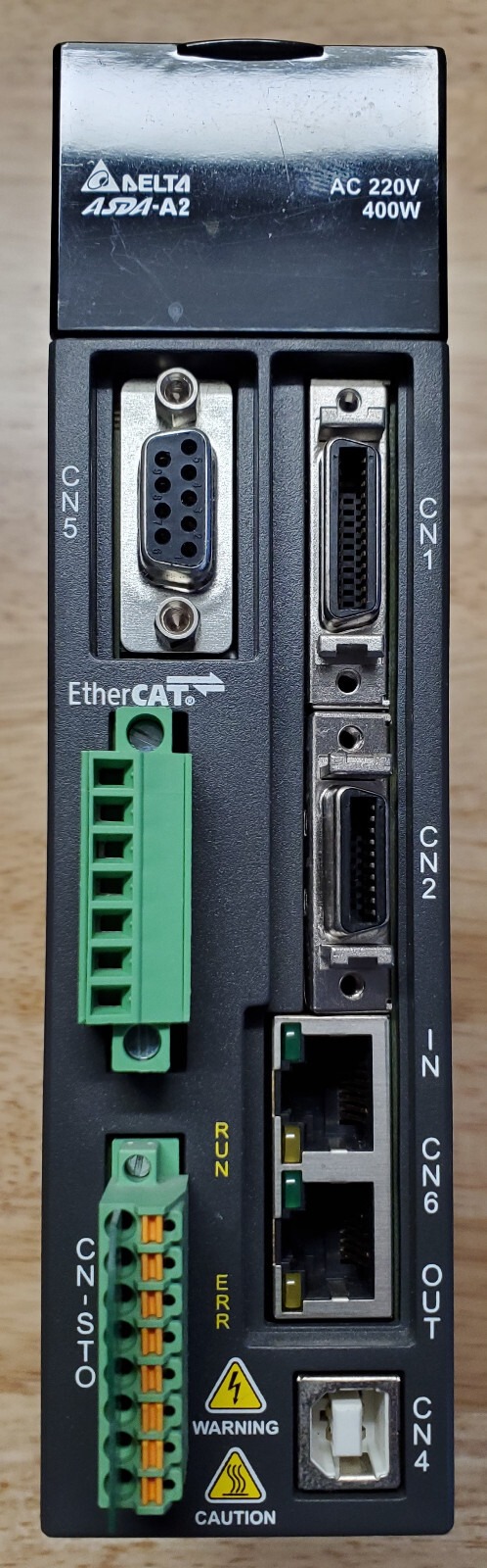 Delta Servo System A2 400w drive 100w motor w/cables