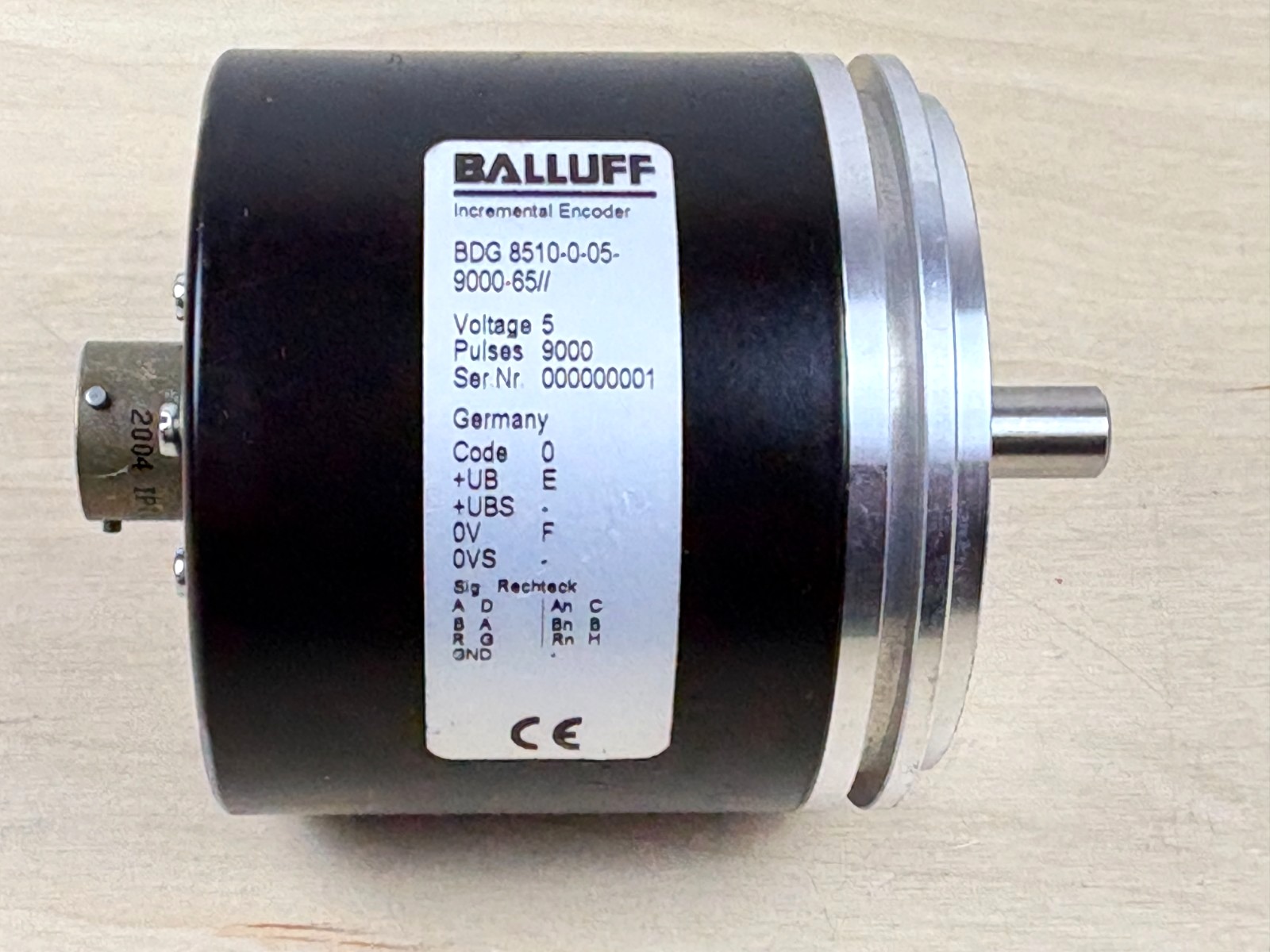 Balluff BDG 8510-0-05-9000-65 Incremental Encoder