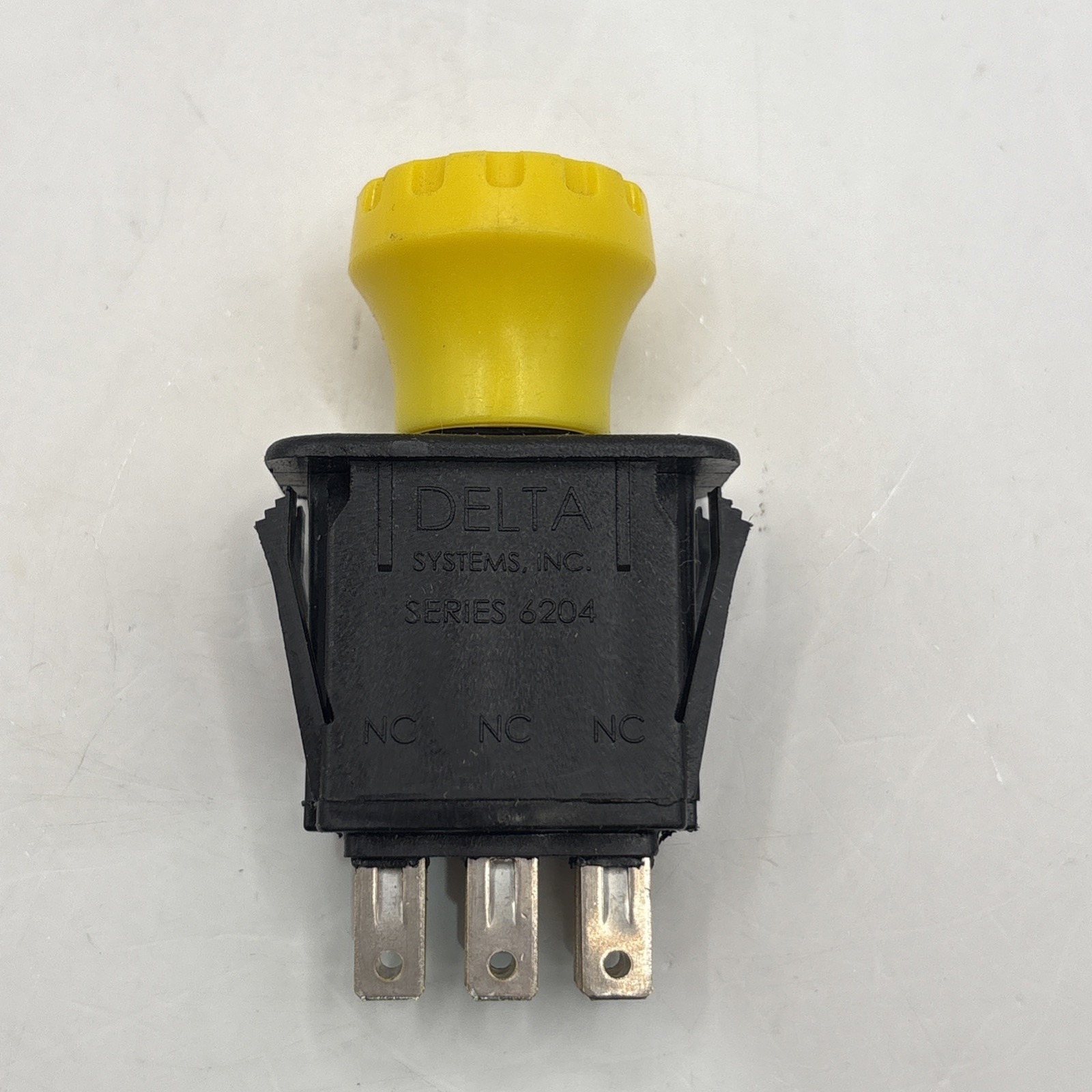 Delta Systems Series 6204 PTO Switch - 3-Terminal NC Push-Pull Control for Lawn Mowers