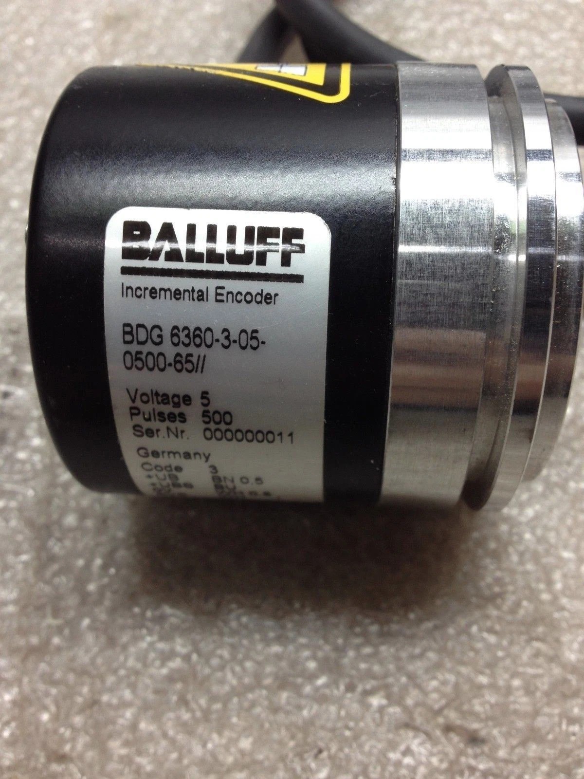 Balluff BDG 6360-3-05-0500-65 Encoder