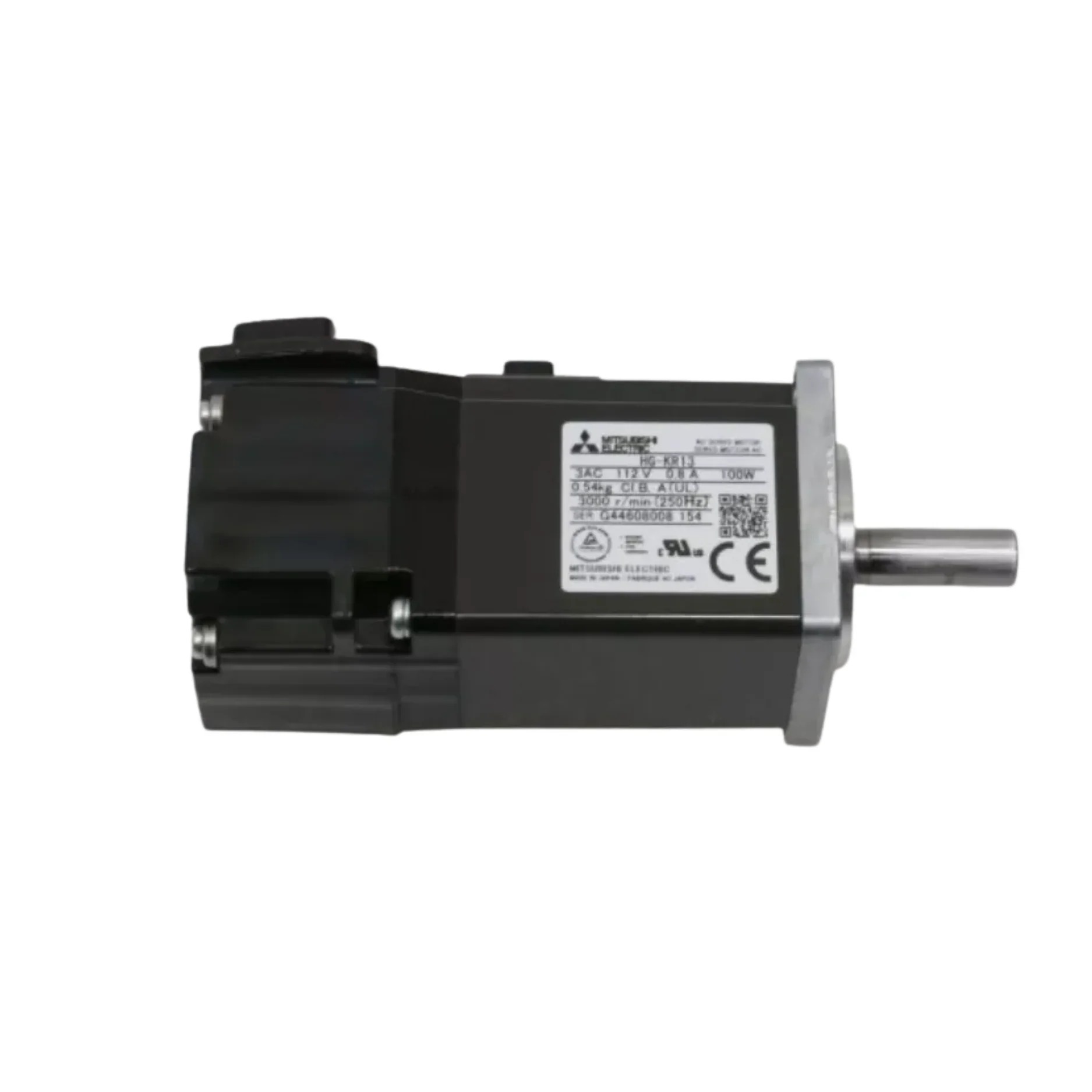 Mitsubishi HG-KR13 100W 200V AC Low-Inertia Servo Motor with 22-Bit Encoder